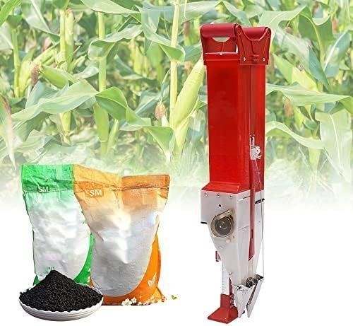 手動播種機 家庭用 手持ち式 調整 トウモロコシ 落花生 豆用 種まき 肥料まき兼用