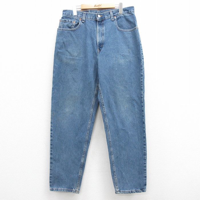 W34/古着 リーバイス Levis 560 ジーンズ メンズ 90s テーパード コットン 紺 ネイビー デニム spe 24nov29 中古 ボトムス ジーパン Gパン 