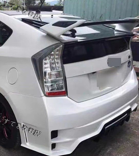 トヨタ 30系 プリウス ZVW30 リア ウイング スポイラー ホワイト