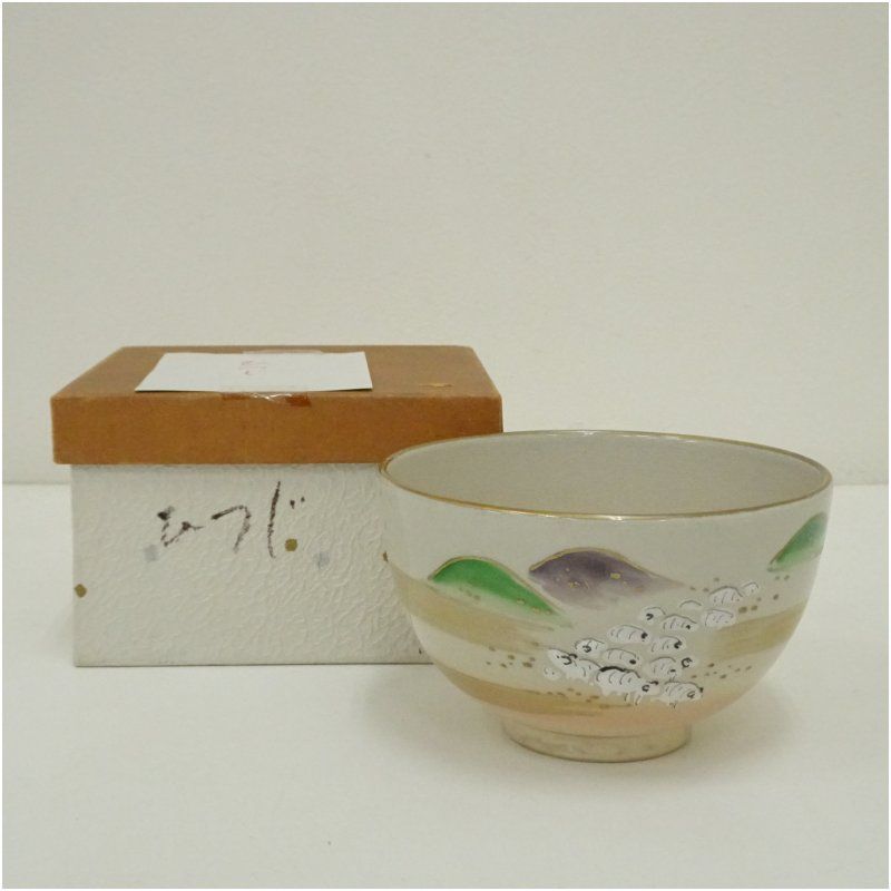 茶道 道具 橋本紫雲 色絵 茶碗 共箱 楽天市場】【中古】【茶道具】京焼 橋本紫雲造 色絵紅葉文茶碗