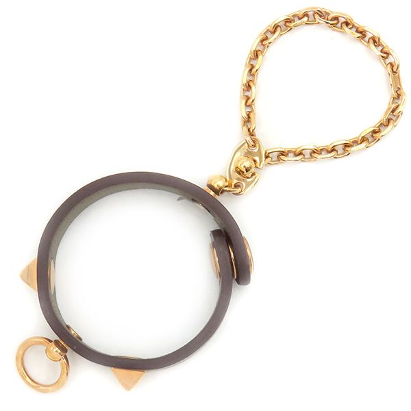 エルメス HERMES グローブホルダー リヴァル ヴォースイフト GP エトゥープ ローズゴールド金具 グレージュ 手袋ホルダー PG金具 RG金具 箱