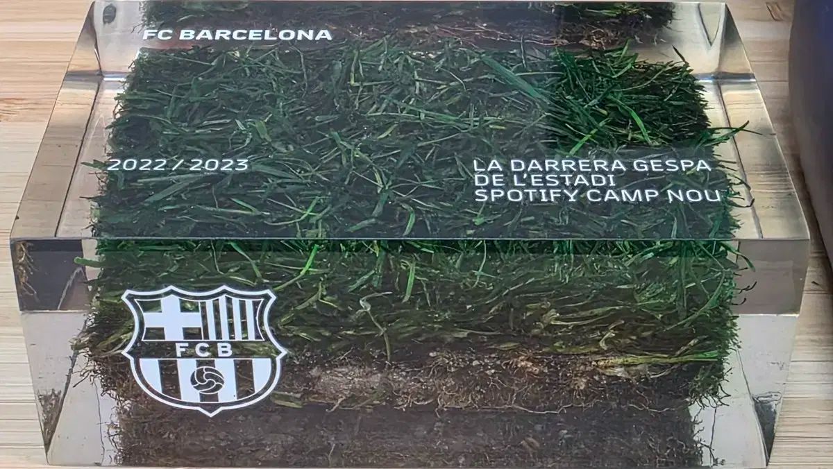 バルセロナ カンプ ノウ競技場 ザ ファースト 경기 잔디