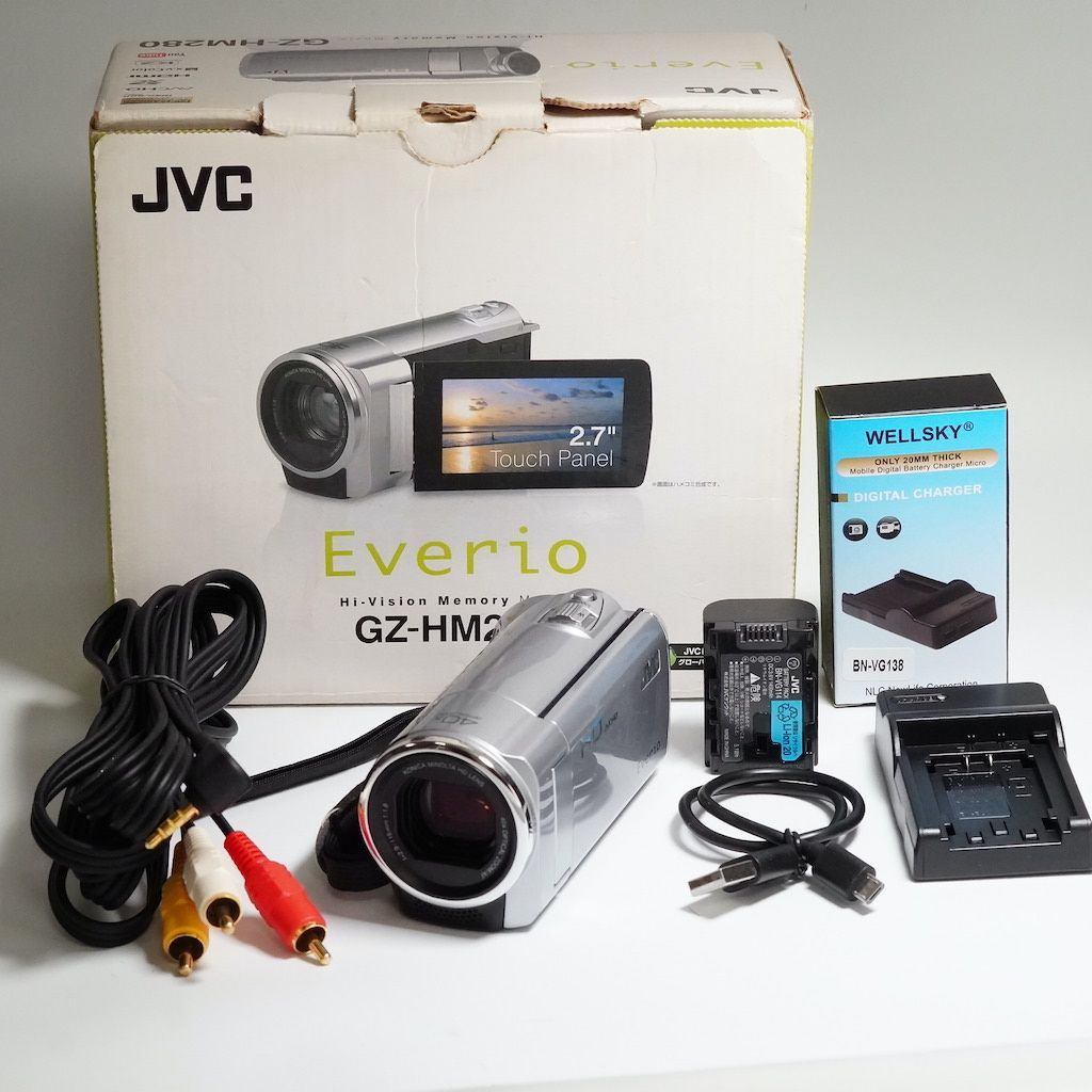 エブリオビデオカメラ GZ‐HM280 - カメラ