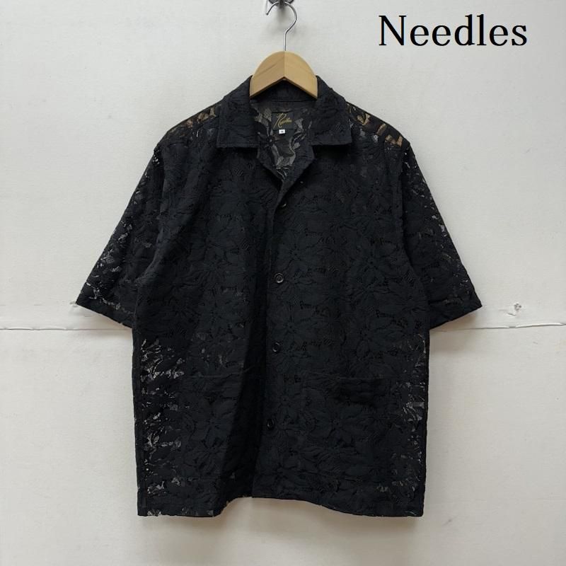 ニードルス Needles フラワープリントオープンカラーシャツ Gathered 