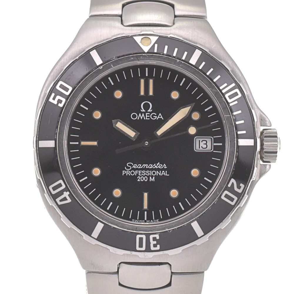熱い販売 OMEGA オメガ シーマスター H メンズ クォーツ SS デイト 200M その他