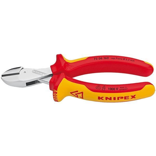KNIPEX クニペックス 7306-160 X-CUT 絶縁コンパクトニッパー SB