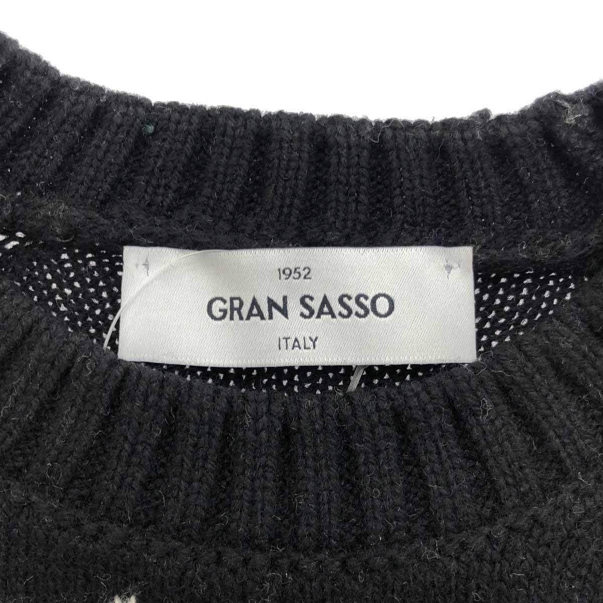 Gran Sasso グランサッソ Nordic Wool Sweater ウールノルディック