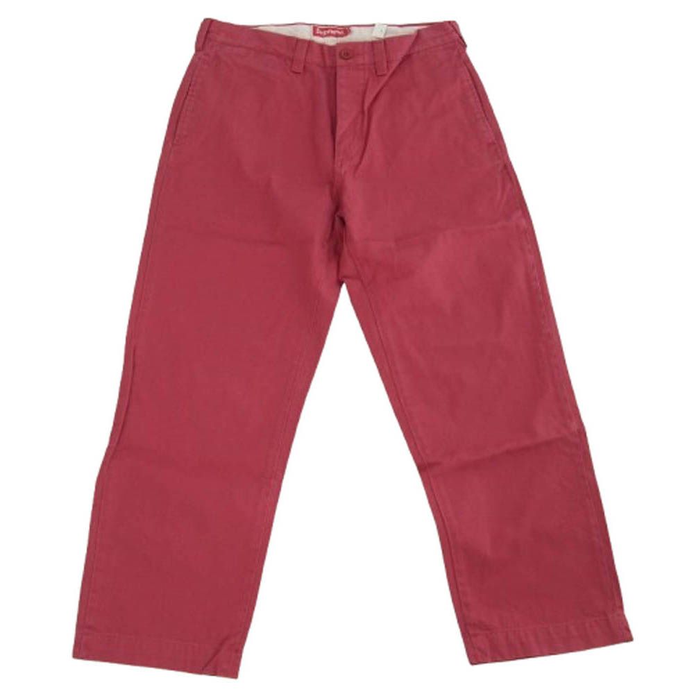 Supreme シュプリーム 21SS Pin Up Chino Pant ピンナップ チノパンツ レッド系 30