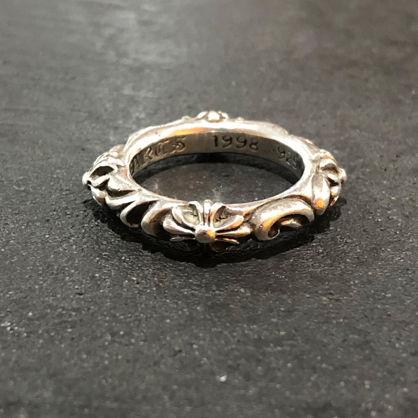 クロムハーツ スクロールバンドリング 15号 chromehearts CHROME HEARTS スクロールバンド リング シルバーリング 指輪
