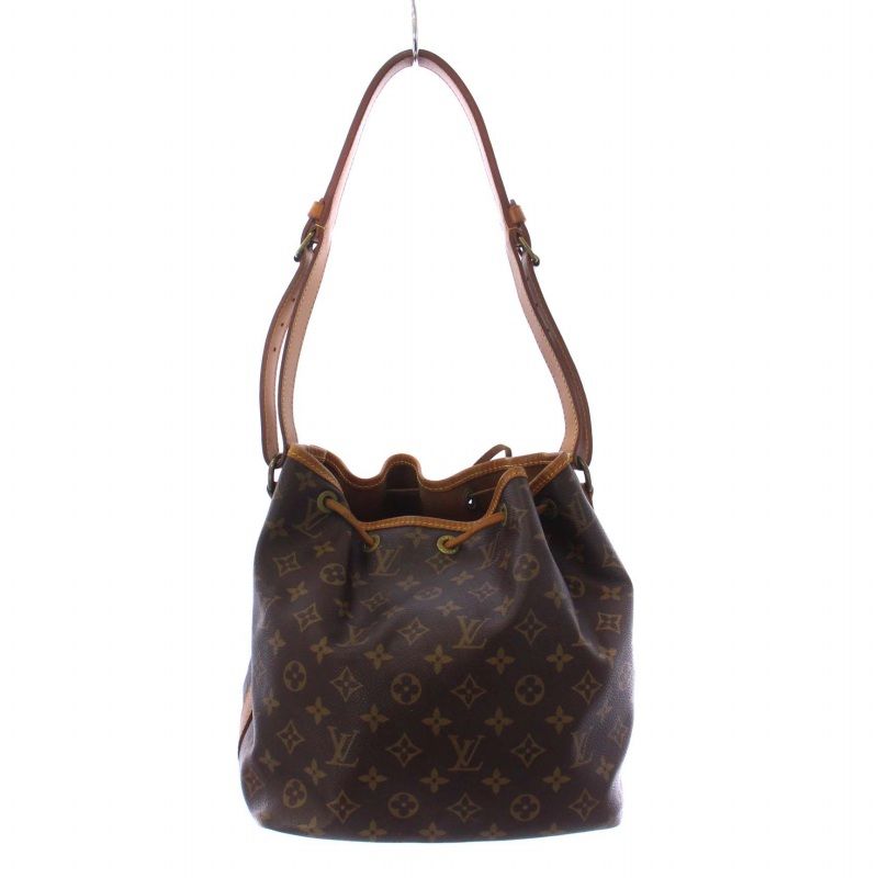 ルイヴィトン LOUIS VUITTON モノグラム プチノエ ワンショルダーバッグ 巾着バッグ 茶 ブラウン M42226 /BM □OH -  メルカリ