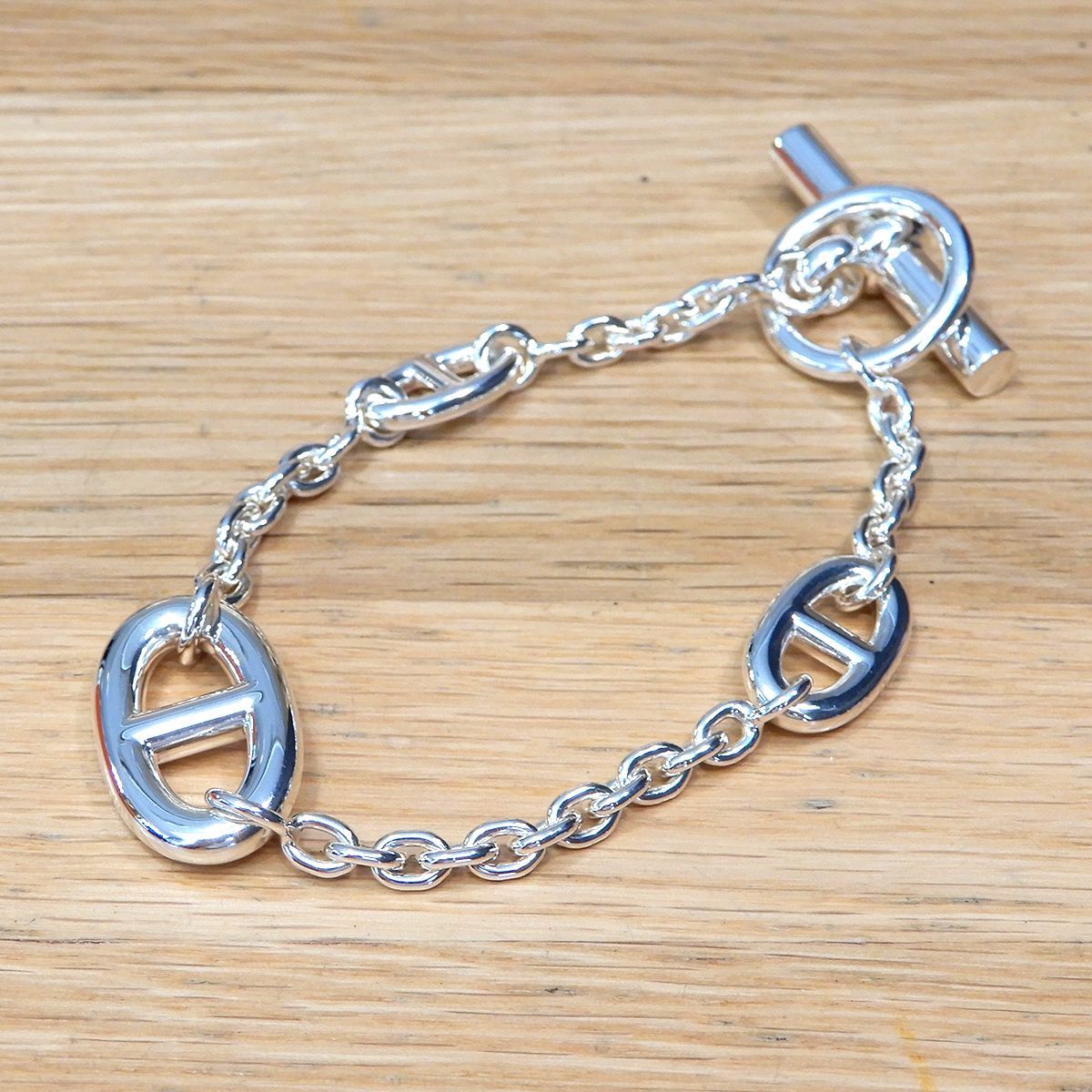 新品同様 エルメス 入手困難 シェーヌダンクルパンク
