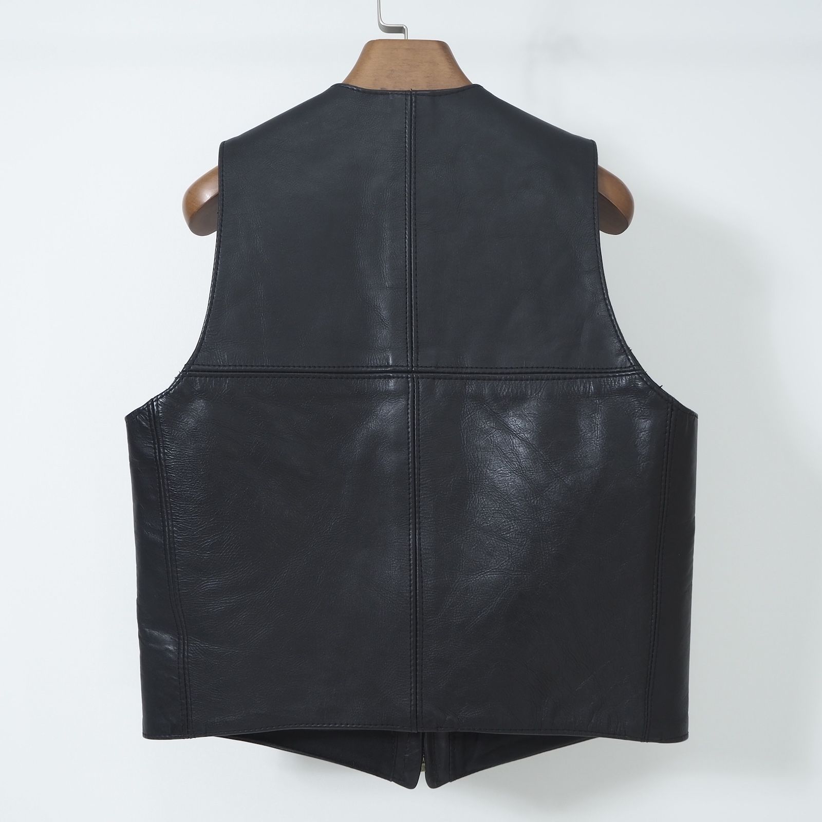 エアロレザー Aero LEATHER レザー ベスト レギュラー ブラック