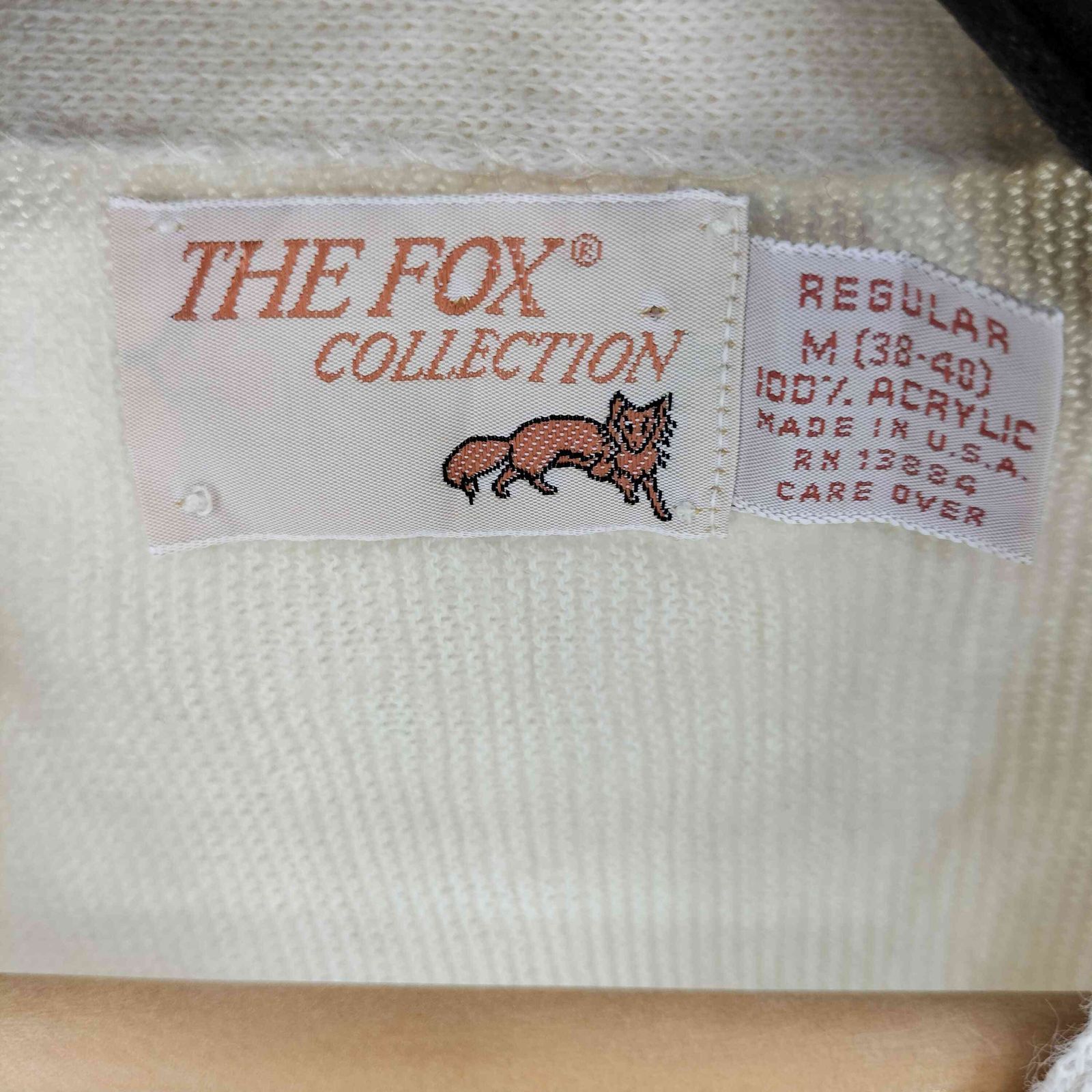 ザフォックスコレクション/70~80S/カーデ/USA製/SIZE XL/美品 ザフォックスコレクション/70~80S/カーデ/USA製/SIZE XL/美品