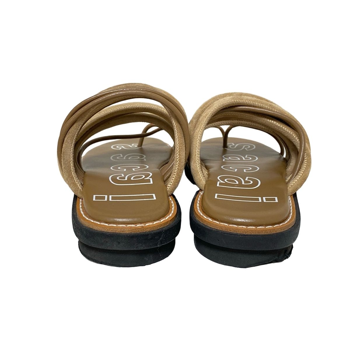 sacai エナメルサンダル　比較的美品☆ sacai(サカイ) 2023SS Hybrid Belt Sandals ハイブリッドベルト