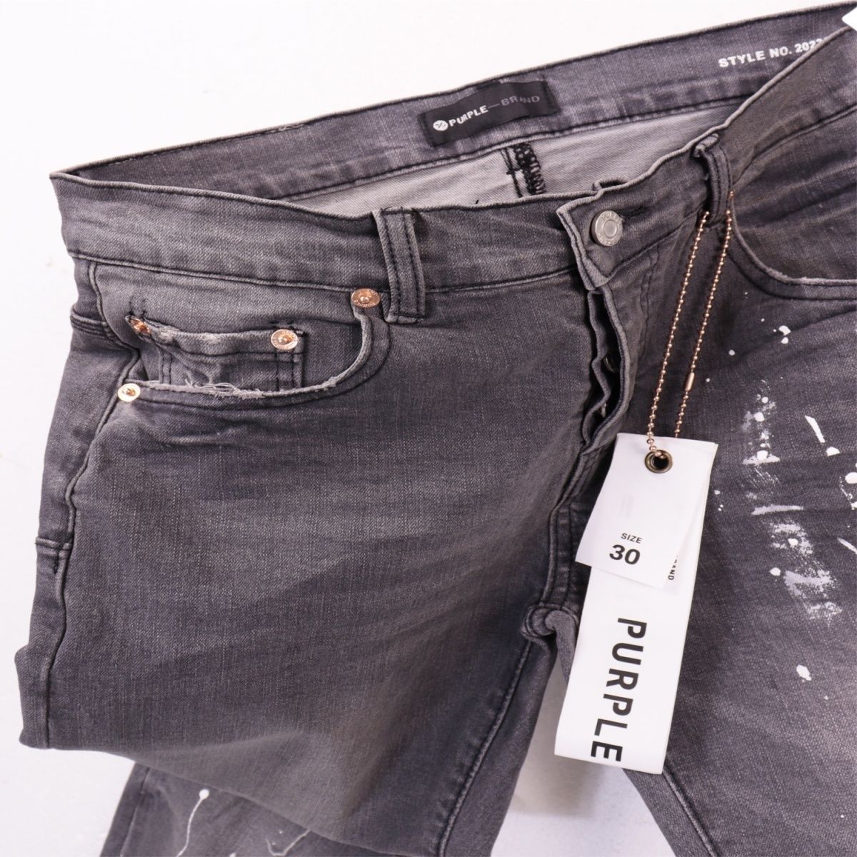 PURPLE BRAND ブラックデニムパンツ サイズ30 PURPLE BRAND ブラックデニムパンツ サイズ30