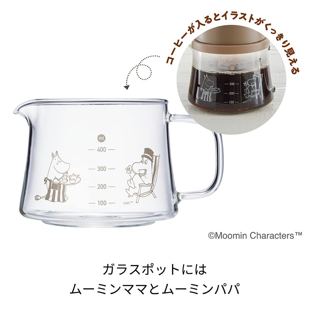 recolte RDC-1 Rain ムーミン Drip Coffee レインドリップコーヒーメーカー Maker レコルト MOOMIN（ブラウン）