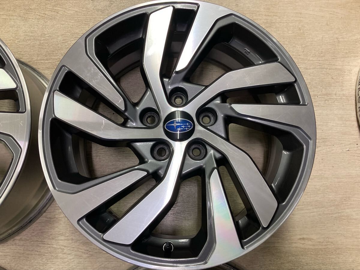 スバル 純正 18インチホイール7.5J +55 PCD114.3