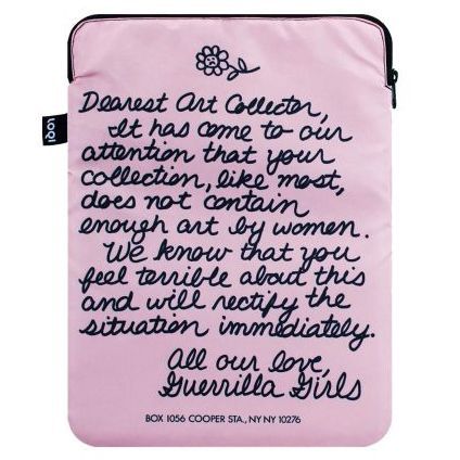 新品 送料無料 ノートPCケース LOQI Recycled Lap Top Sleeve13' ローキー ラップトップスリーブ13インチ MUSEUM Collection ゲリラ・ガールズ/ディアレスト アート コレクション【SPORTUS】