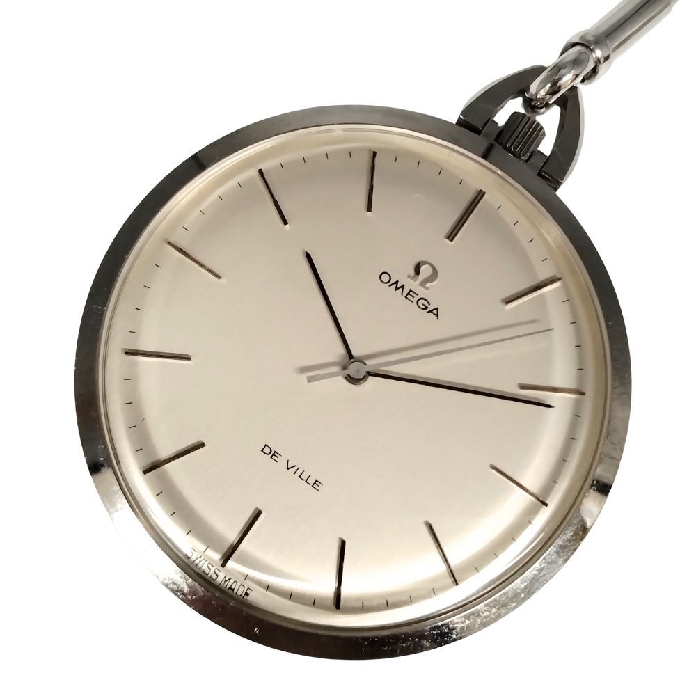 OMEGA オメガ デビル 懐中時計 手巻き シルバー 正規品 | C846