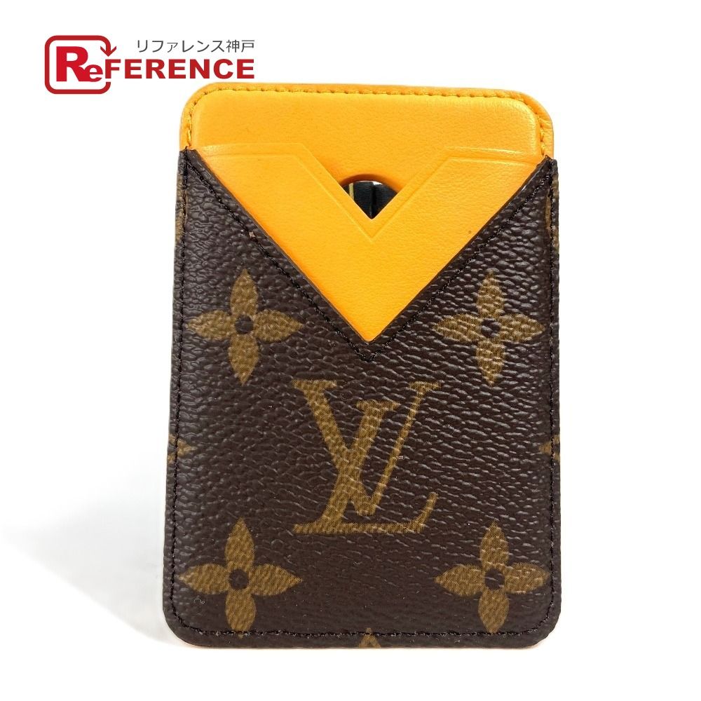 LOUIS VUITTON ルイヴィトン カードケース ポルト カルト マグネット M12853 モノグラムキャンバス サフランイエロー イエロー
