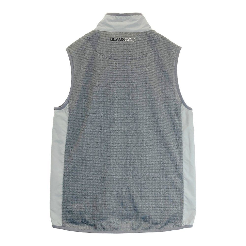 サイズ：L BEAMS GOLF ビームスゴルフ ジップベスト グレー系