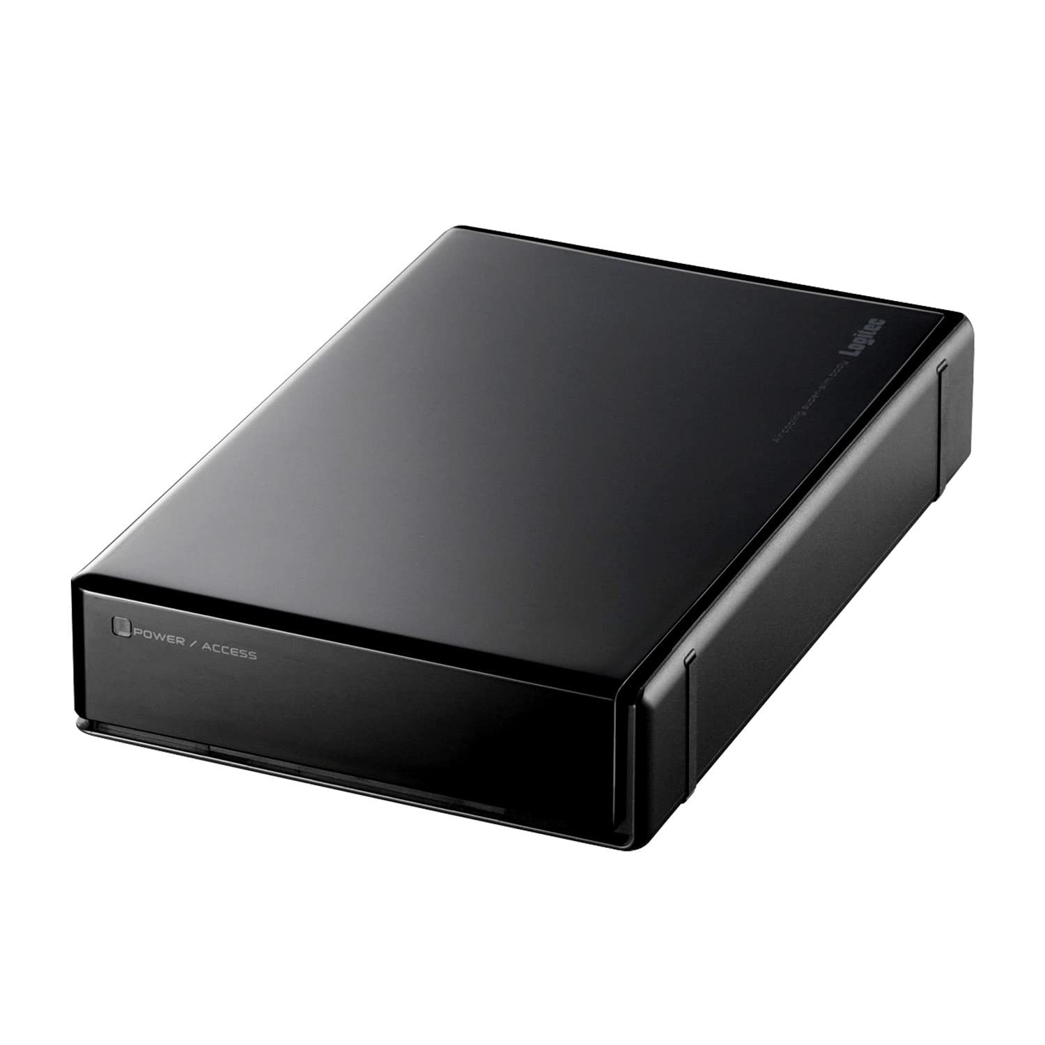 ロジテック 外付けHDD ハードディスク 4TB テレビ録画 | 4K | Windows | mac | PS5 | PS4 対応 メーカー USB3.1 Gen1 | USB3.0 LHD-ENA04 ブラック 4TB 静音モデル