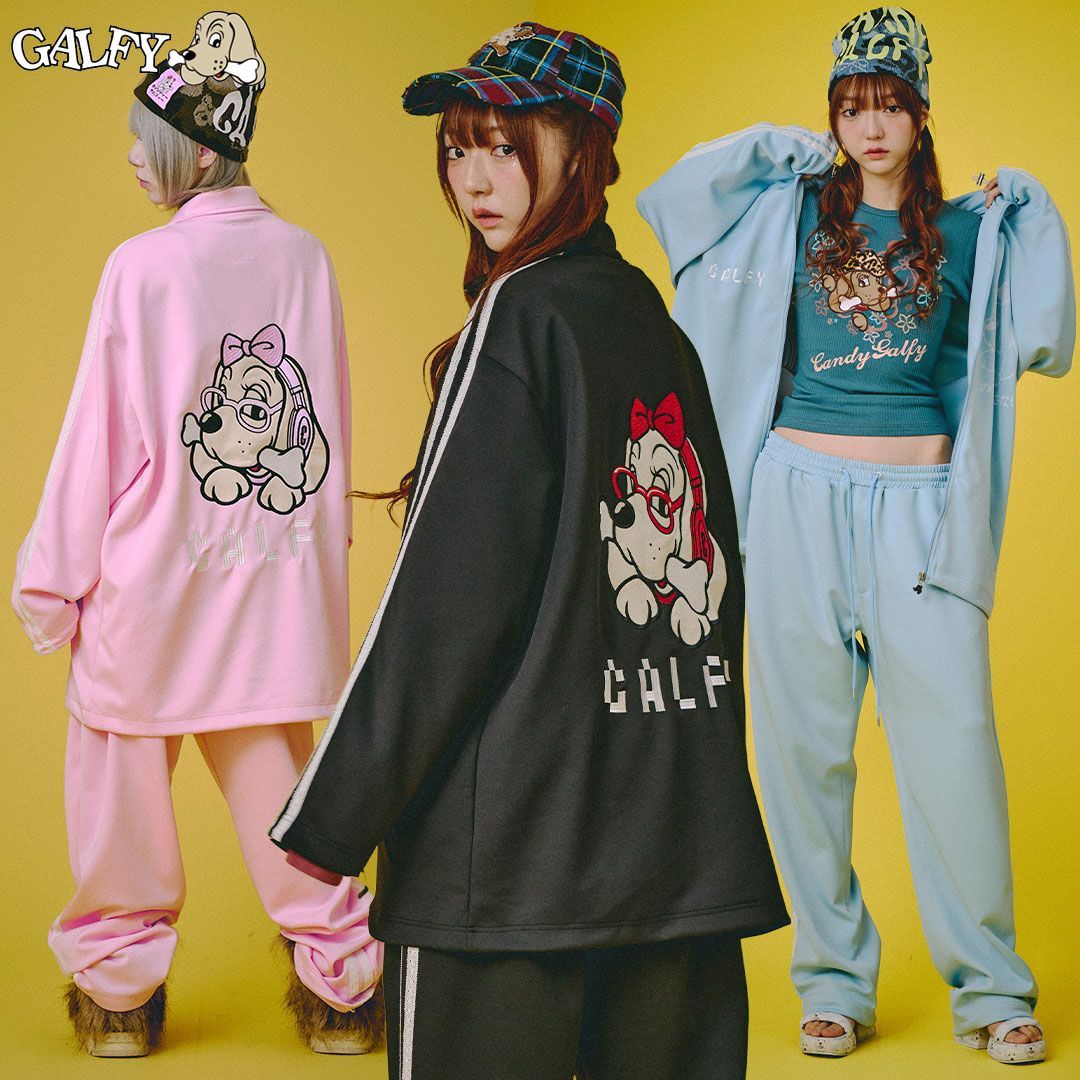 キャンディー ガルフィー スウェット キャンディー ガルフィー CANDY GALFY ギャル配信者セットアップ