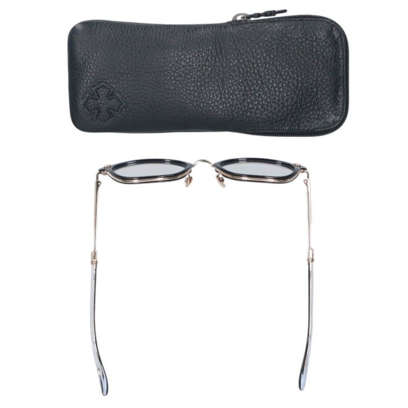クロムハーツ STRAPADICTOME サイドフレアニーボストンフレーム眼鏡  