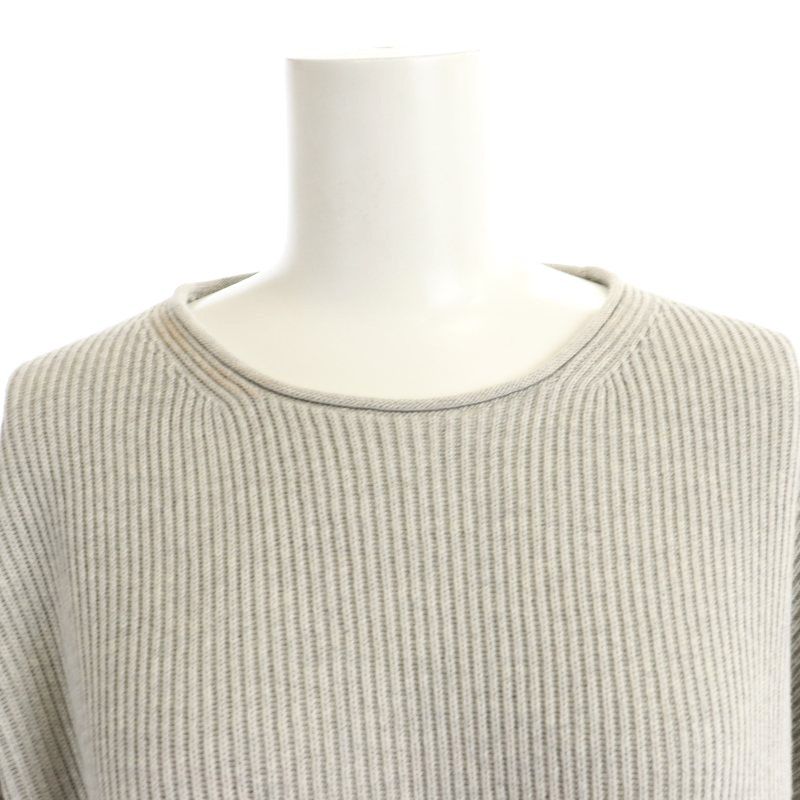 セオリー theory 23SS Clean Cottoncash Open Neck LS PO プルオーバー 