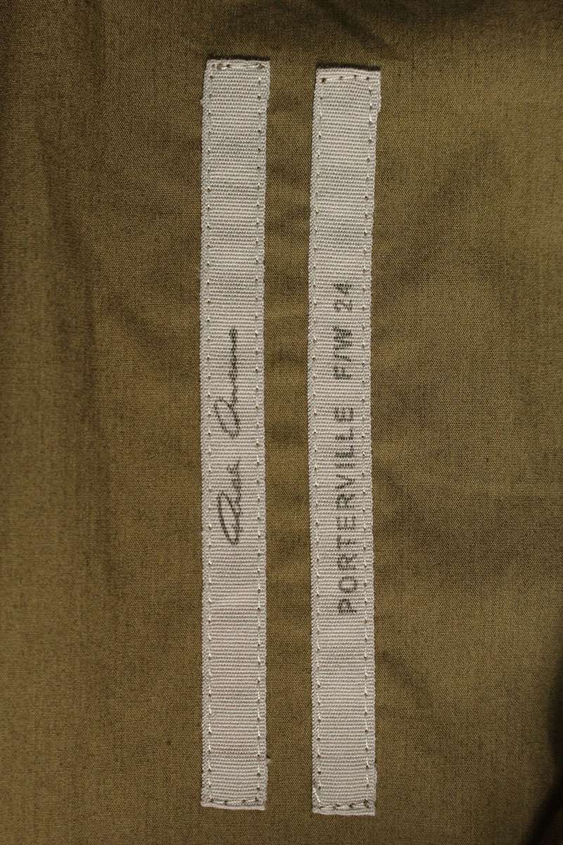 リックオウエンス 24AW RU02D6291-P オーガニックコットン長袖シャツ  