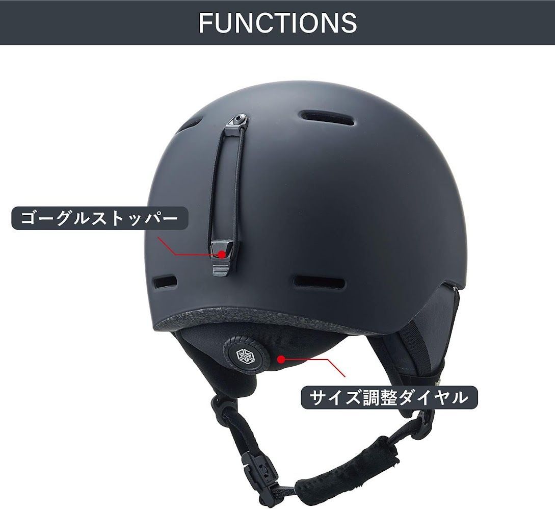 DICE ダイス スキー スノーボード ヘルメット 大人用 D5 MGRY
