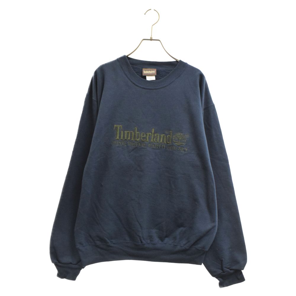 90s〜00s OLD Timberland 刺繍ロゴスウェット ネイビー 楽天市場