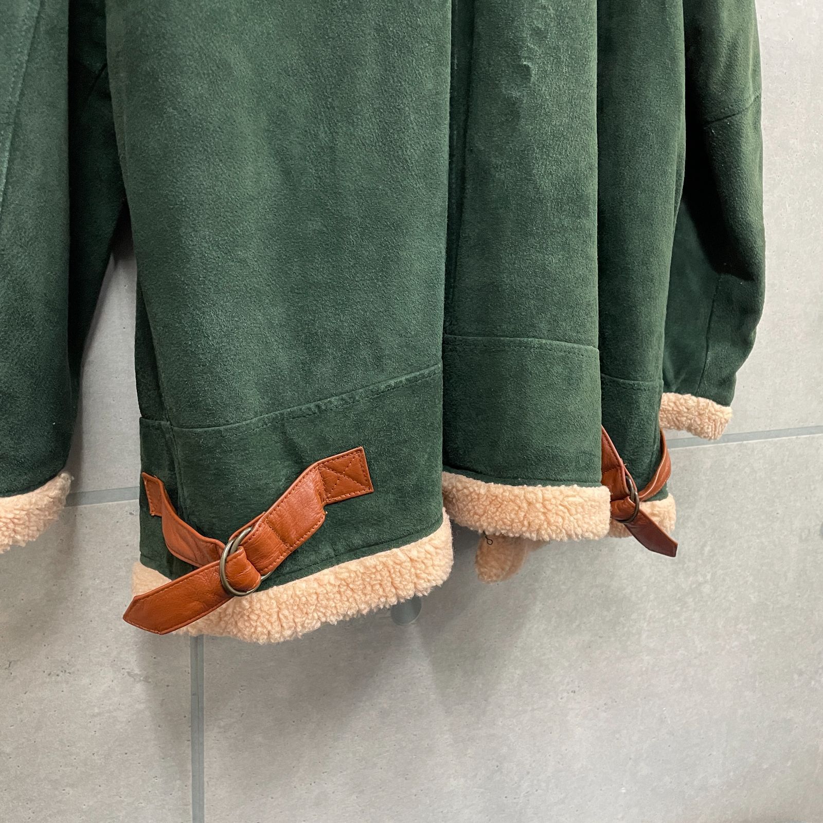 希少 高級 HERMES エルメス レザージャケット ジップポケット 羊