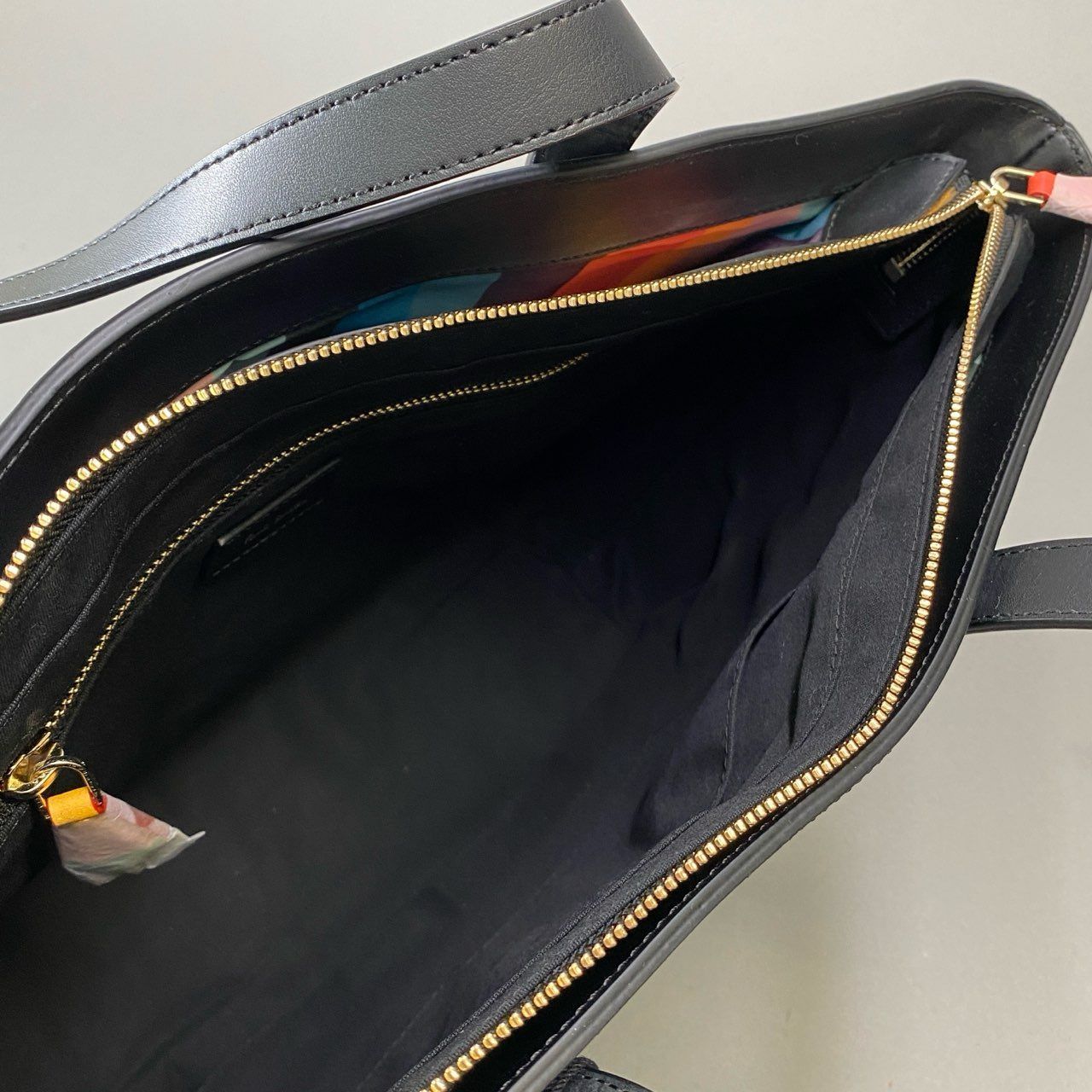 レザートートバッグ ブラック