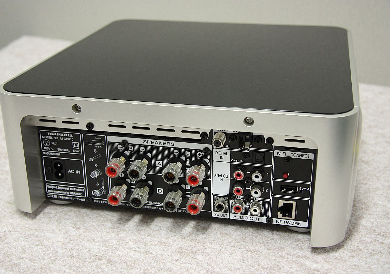 Marantzネットワーク機能付CD|USBレシーバーM-CR610インシュレーター交換品