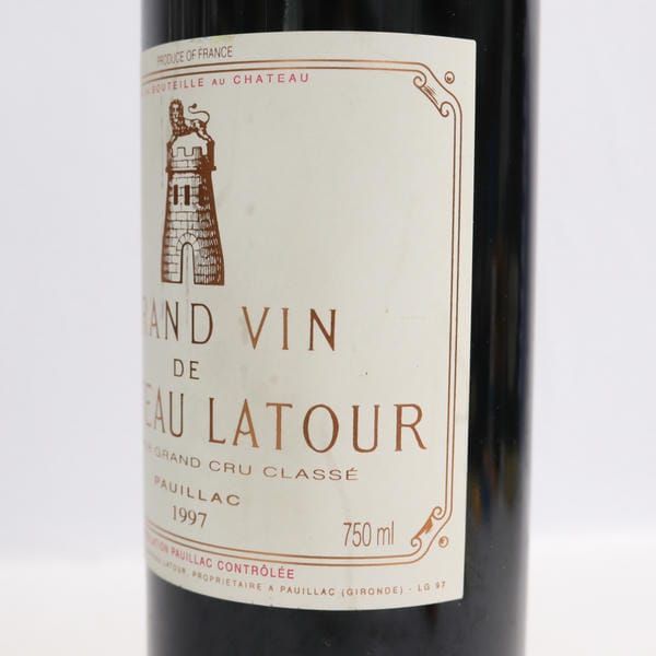 CHATEAU LATOUR（シャトー ラトゥール）1997 13％ 750ml ※ラベル汚れ