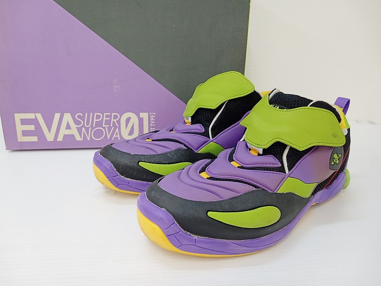 エヴァンゲリオン EVA SUPER NOVA 01 エヴァ初号機モデル EVA01 オリジナルスニーカー [サイズM 26.5cm] SCRH-11  中古 [M-915] - メルカリ