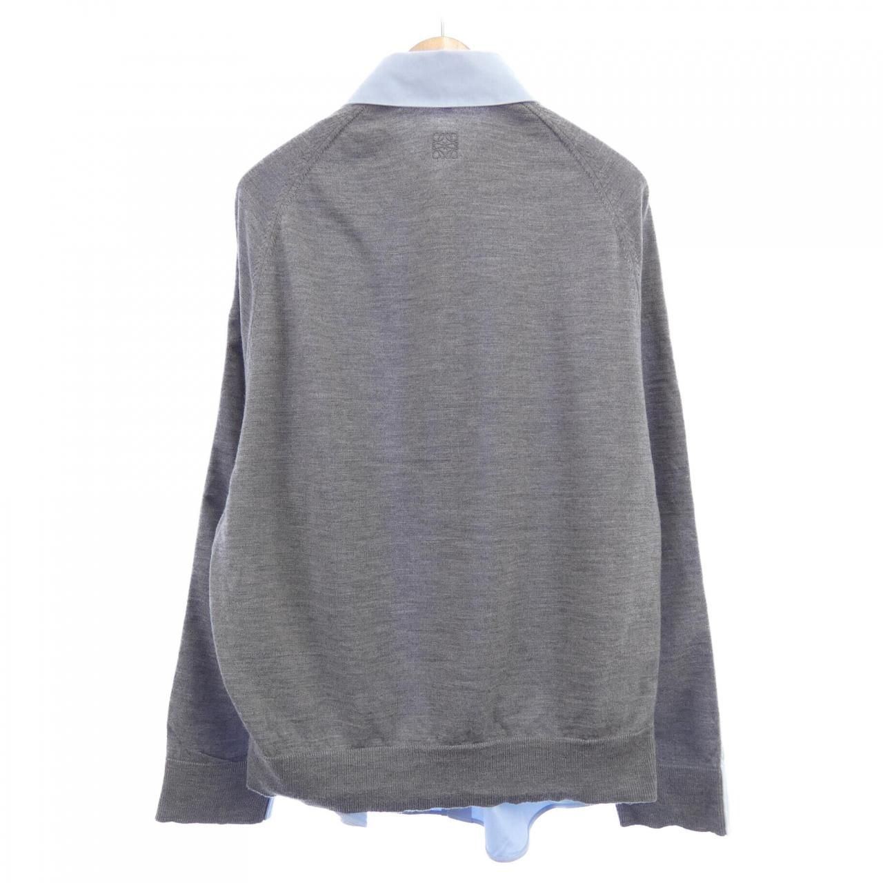 ロエベ LOEWE ハイブリッド シャツ コットン-ウール H526Y05WCQ シャツ