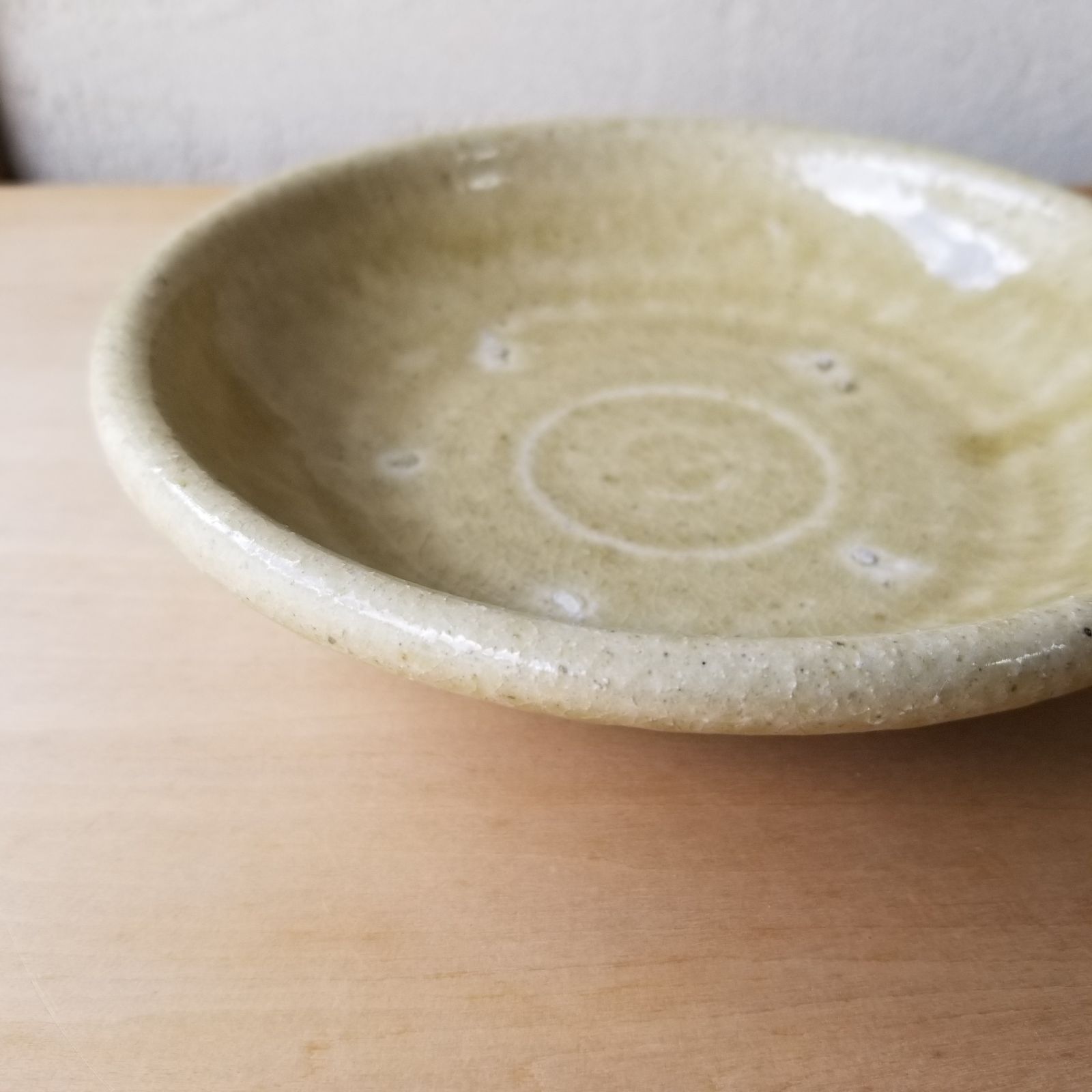 瀬戸焼　石皿　陶芸　皿立て付　アンティーク　レトロ 瀬戸焼 石皿 陶芸 皿立て付 アンティーク レトロ 美術品