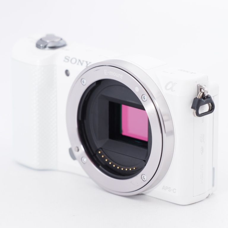 SONY α5000 ホワイト ボディー レンズなし α5000 | デジタル一眼カメラ