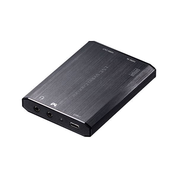 P４倍 7/11は楽天勝利でさらにPアップ】 サンワサプライ HDMIキャプチャー（USB3.2 Gen1・4K パススルー出力付き） USB-CVHDUVC3