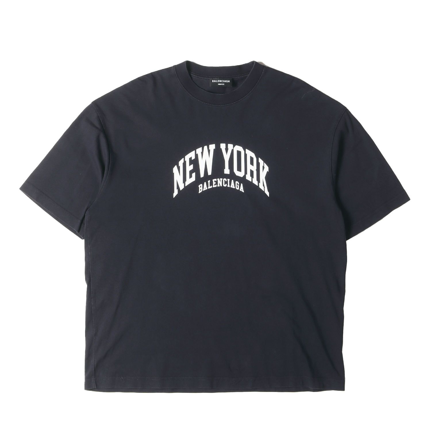 BALENCIAGA バレンシアガ ネイビーTシャツ XSサイズ商品名：BALENCIAGA 