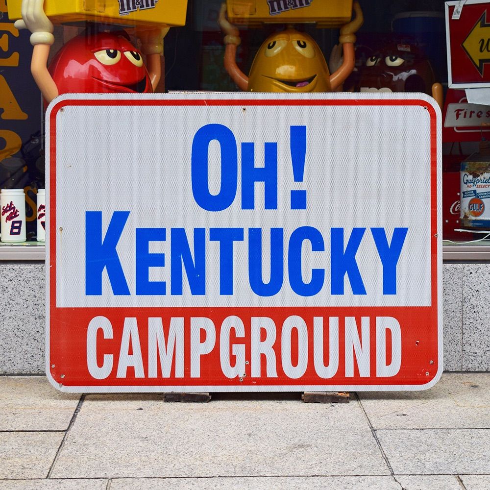 ロードサイン キャンプ OH! KENTUCKY CAMPINGROUND ロードサイン 看板