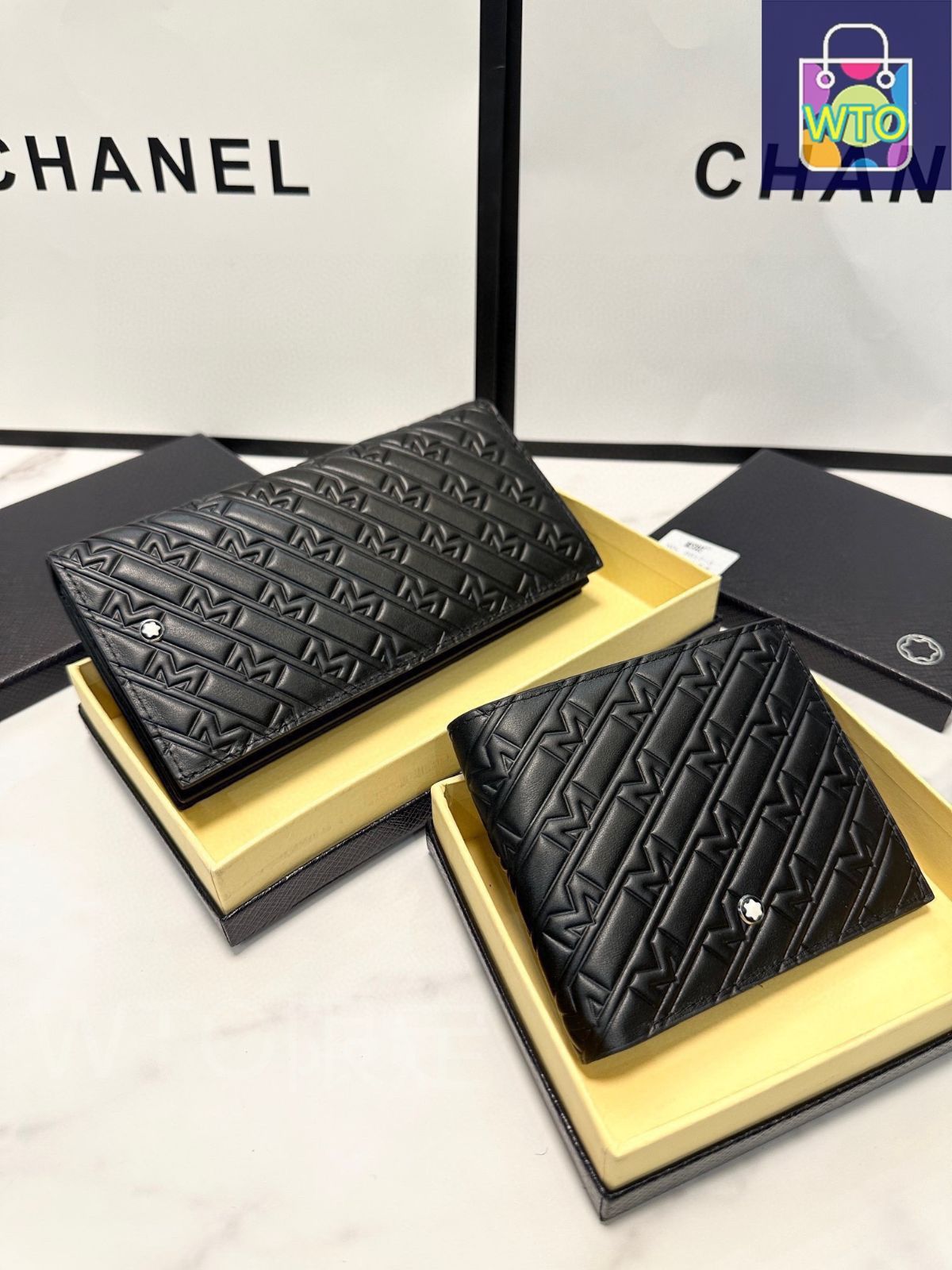 ⭐︎正規品・新品未使用⭐︎【モンブラン】メンズウォレット モンブラン サルトリアル ウォレット 6cc、ビューポケット2つ
