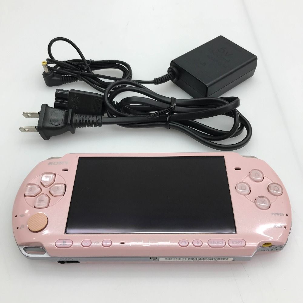 PSP 3000 本体 05w15199T 【PSP】PSP 本体のみ PSP-3000 ピンク + 充電器 画面