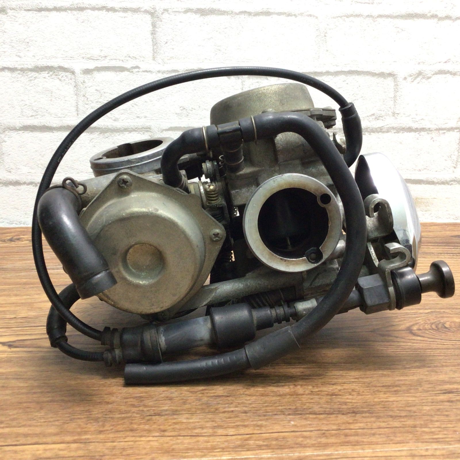 5315 現状品 ホンダ スティード400 600 純正キャブレター KEIHIN VD型 2連キャブ チョーク付き キャブ本体 CVタイプ パーツ取り カスタム流用