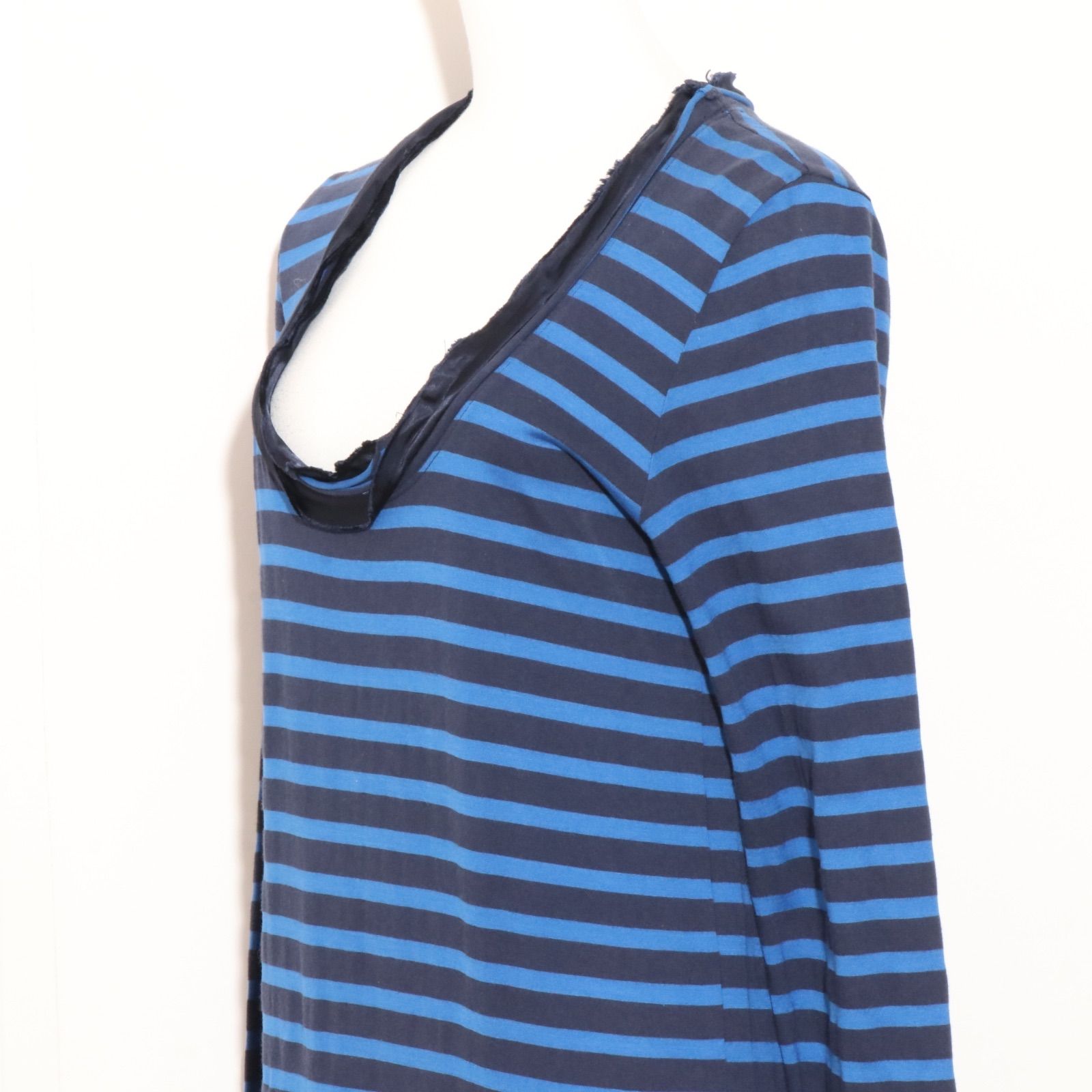 sacai luck ニットワンピース　ボーダー　日本製　X1365 sacai luck ニットワンピース ボーダー 日本製 X1365 - メルカリ