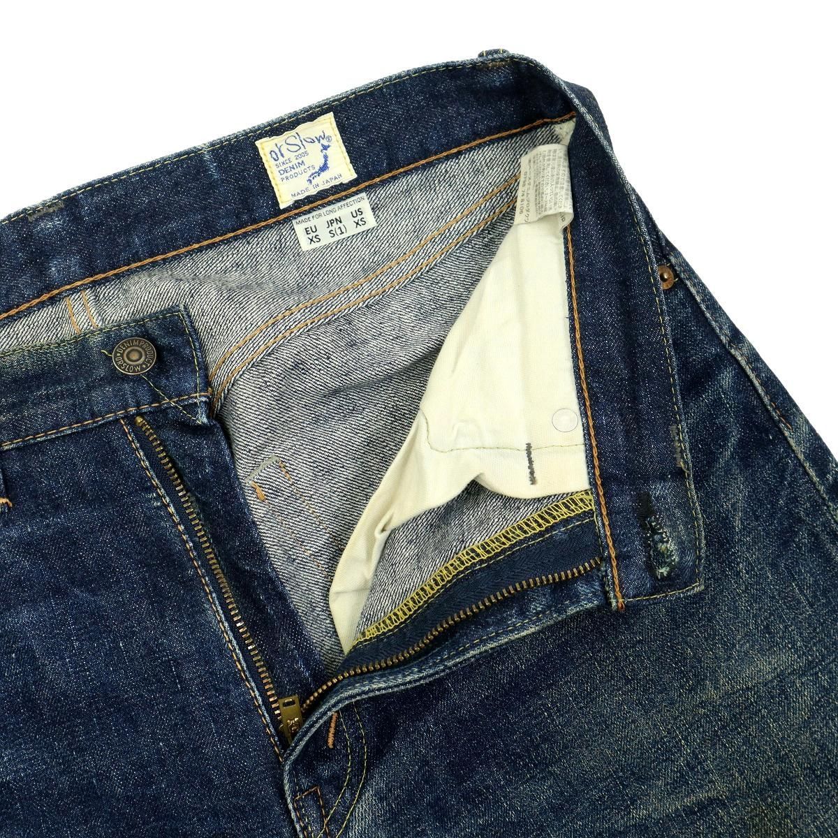 B3534】【日本製】orSlow オアスロウ デニムパンツ ボトム セルビッチ