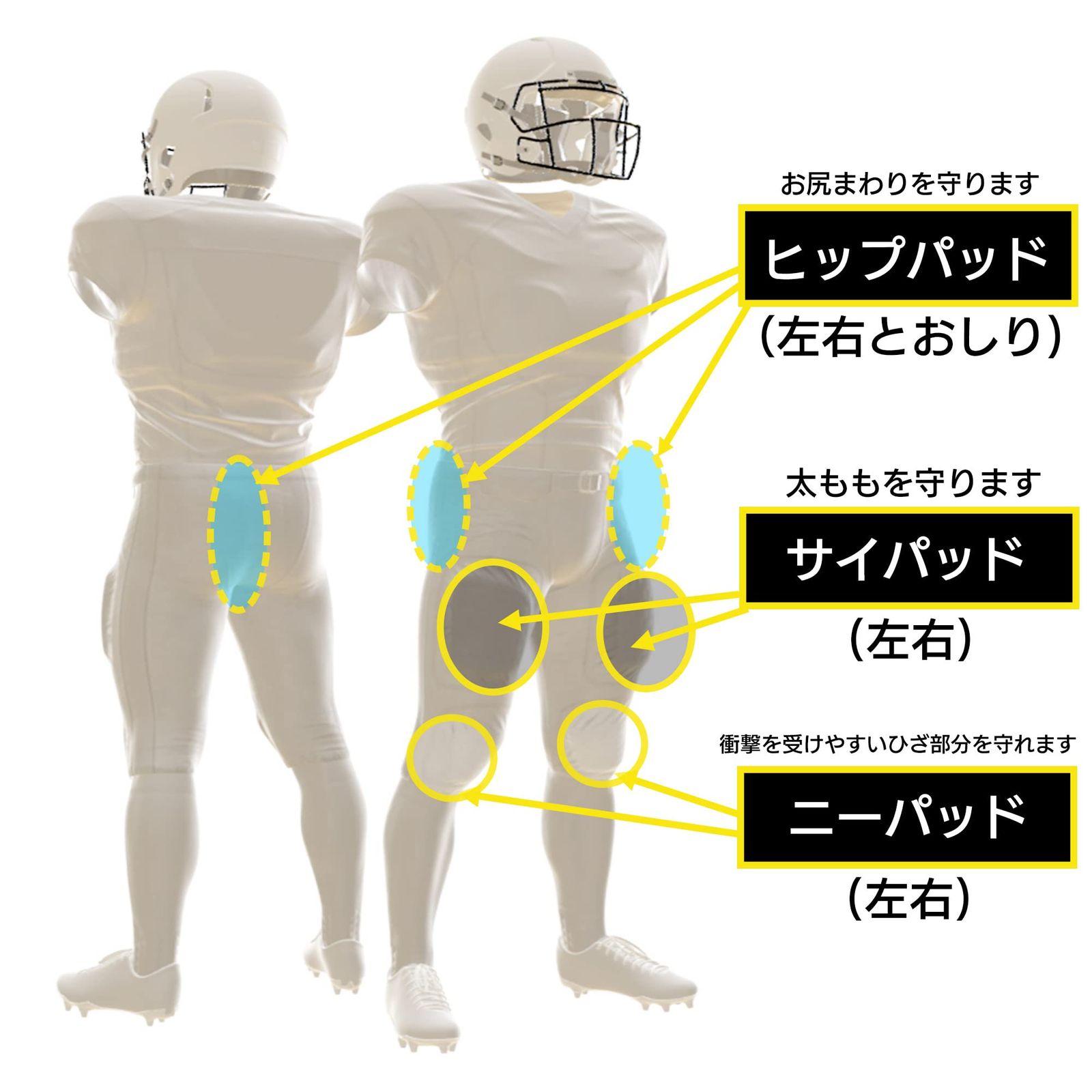 アメフトフットボールパンツ ローリングス アメフトパンツ FP147