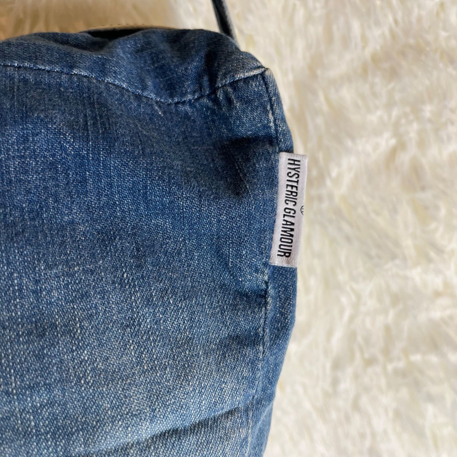 HYSTERIC GLAMOUR ショルダーバッグ デニム ワンショルダー HYSTERIC GLAMOUR ショルダーバッグ デニム ワンショルダー
